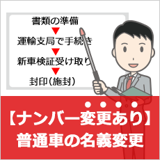 福岡運輸支局版 普通車でナンバー変更がある場合の名義変更 移転登録 手続きの流れ 小池行政書士事務所